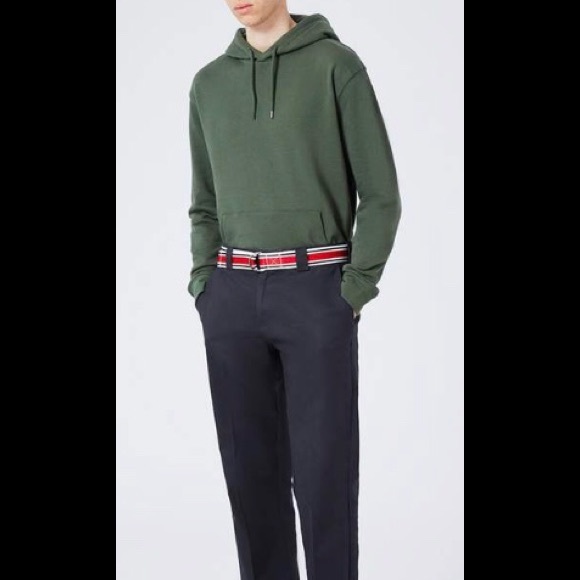 topman green hoodie